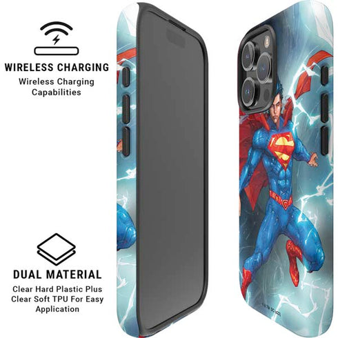 DC Comics Superman Heat Vision iPhone 16 Pro Magsafe Impact Case